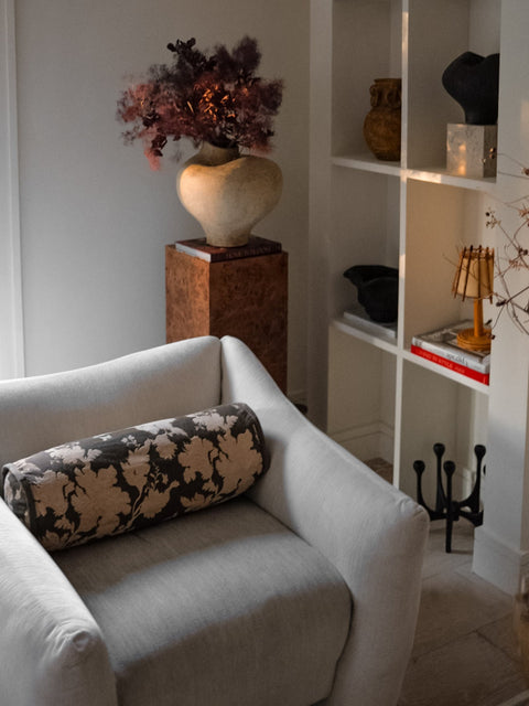 Artful Traditionalist Vintage Bolster Pillow