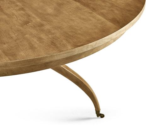 Charles Timeless Minimalist Modern Extendable Oval Dining Table