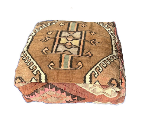 Artful Traditionalist Handwoven Bohemian Graphic Pillow Cover