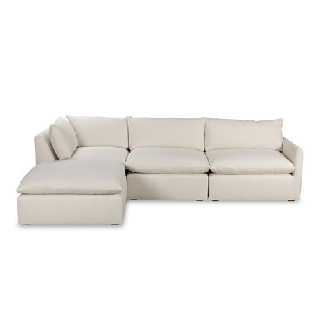 Cali Modern L-Shape Modular Sofa with Armrests