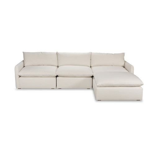 Cali Modern Chaise Sectional Right Oriented Modular Sofa