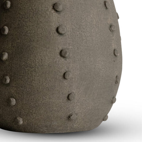 Camilla Organic Modern Drum Table Lamp with Beads