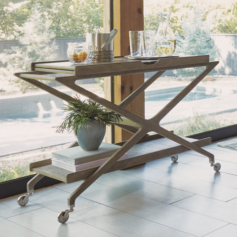 Mid Century Multi-Functional Bar Cart