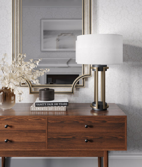 Carmel Accent Modern Column Table Lamp