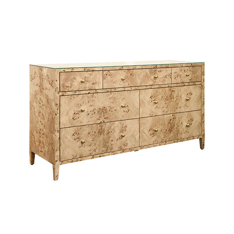 Carnegie Contemporary Drawer Dresser with Knob Handle