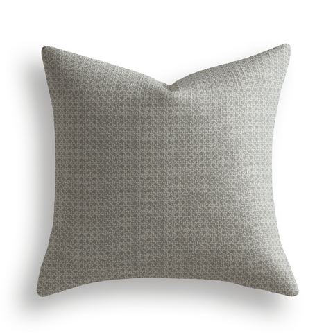 Carolina Rice Throw Pillow in Chambray