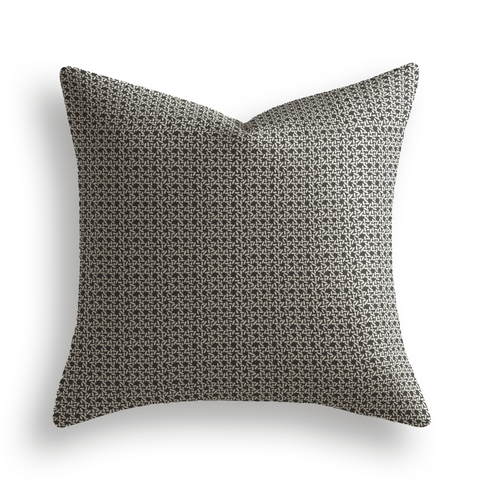 Carolina Rice Throw Pillow in Onyx