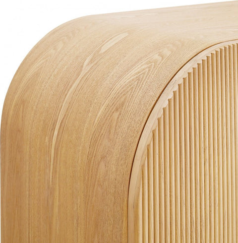 Art Deco Geometric Veneer Sideboard Cabinet