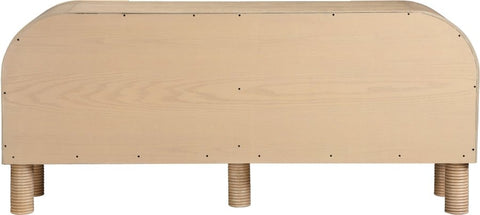 Art Deco Geometric Veneer Sideboard Cabinet