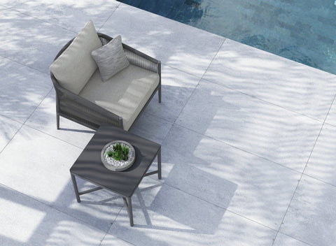 Catalina Contemporary Accent Chair with Armrests Outdoor Furniture
