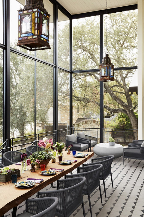 Catalina Lawn & Garden Contemporary Accent Chair