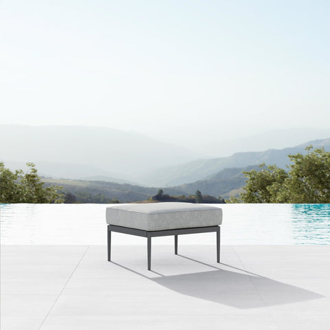 Catalina Lawn & Garden Pouf Ottoman for Contemporary Spaces