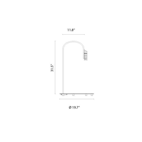 Caule Floor 1 - Nest Shade Floor Lamp