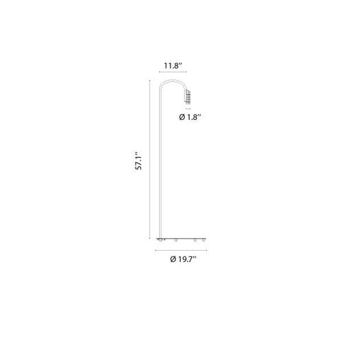 Caule Floor 3 - Nest Shade Floor Lamp