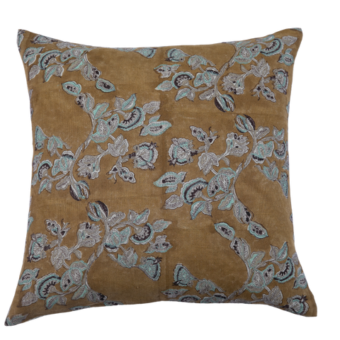 Filling Spaces Artful Traditionalist Handcrafted Embroidered Accent Throw Pillow - 18 x 18 - 20 x 20 - 22 x 22 - 24 x 24 - 26X 26 - 14 x 20 - 14 x 40 - 18 x 40 - 16 x 50