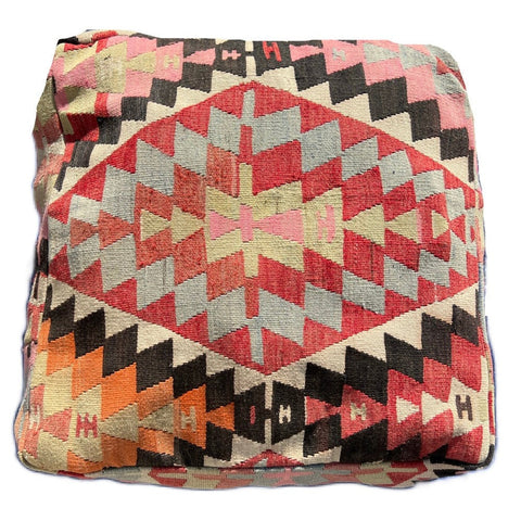 Artful Traditionalist Bohemian Handwoven Pillow Cover