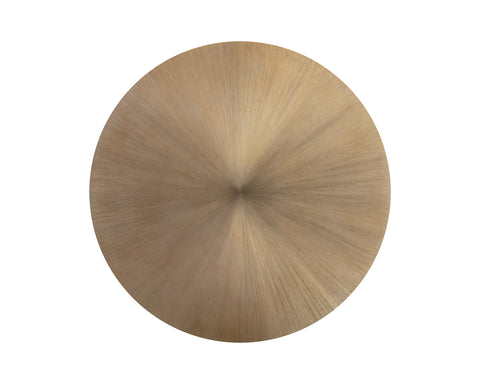 Sunpan Contemporary Round Drum Coffee Table