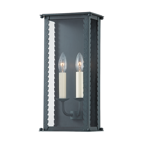 Zuma Traditional Candelabra Sconce with Carving Wall Light