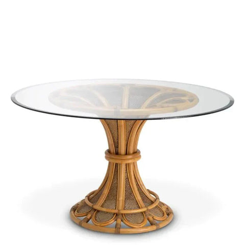 Eichholtz Centre Timeless Minimalist Bohemian Round Accent Table