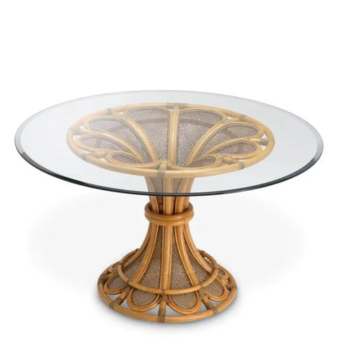 Eichholtz Centre Timeless Minimalist Bohemian Round Accent Table