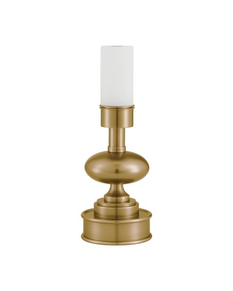 Galavant Modern Column Table Lamp in Brass