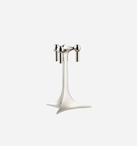 Contemporary Brass Candle Stand for Tapers