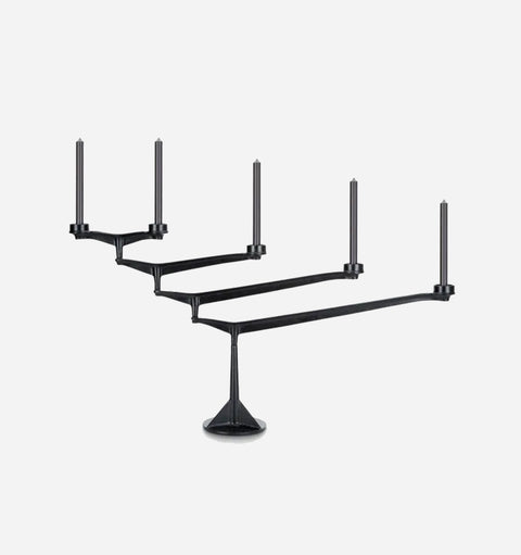 Spin Candelabra in Black