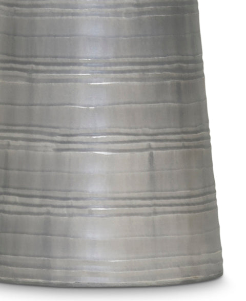 Charles Accent Handcrafted Column Table Lamp with Carving