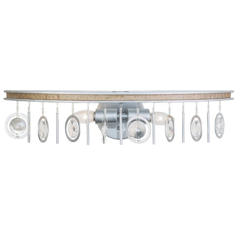 Charmed Modern Accent Vanity Light with Beads and Crystals