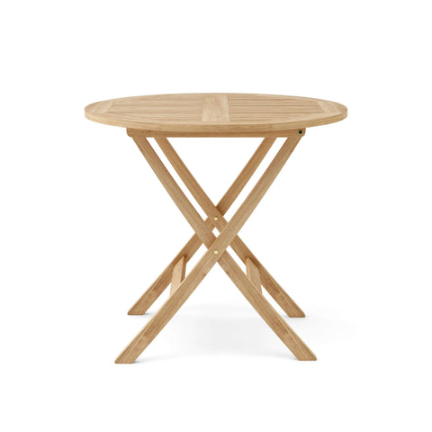 Anderson Teak Outdoor Living & Garden Tulip Round Dining Table