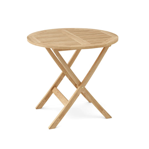 Anderson Teak Outdoor Living & Garden Tulip Round Dining Table