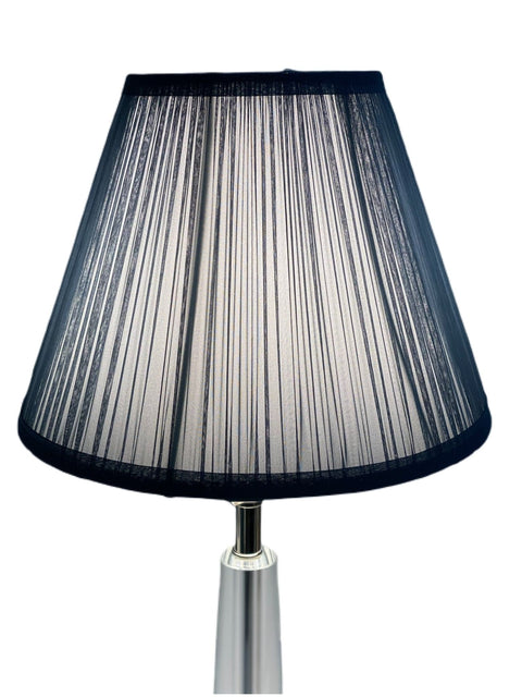 Chiffon Blue Gathered Shade 12” Base