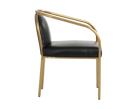 Timeless Minimalist Modern Cantilever Dining Armchair