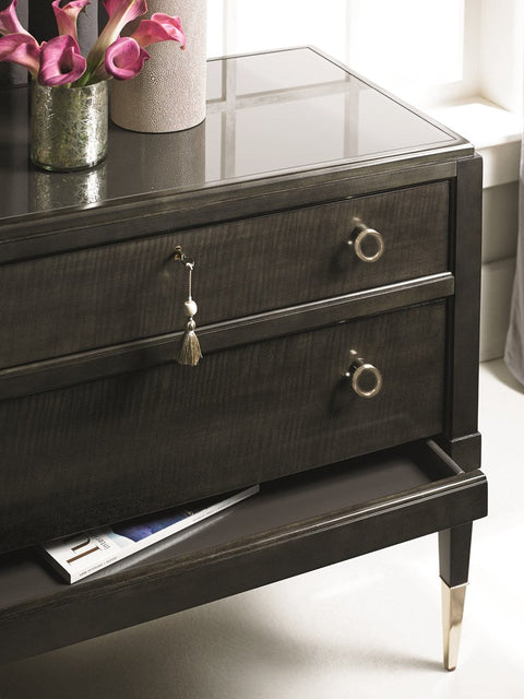 Caracole Timeless Minimalist Contemporary Rectangle Nightstand