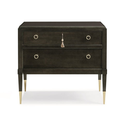 Caracole Timeless Minimalist Contemporary Rectangle Nightstand