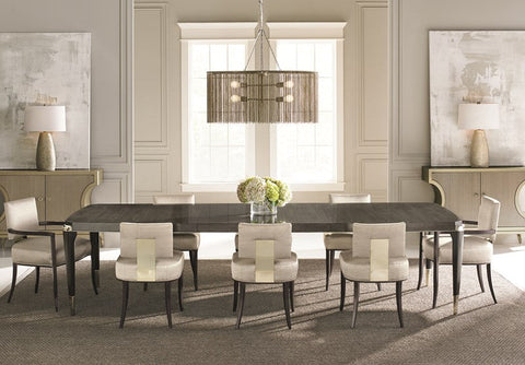 Artful Traditionalist Contemporary Fauteuil with Fixed Slope Arms Armchair