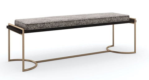 Timeless Minimalist Contemporary Upholstered Lounge Bench