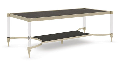 Timeless Minimalist Contemporary Rectangle Frame Coffee Table