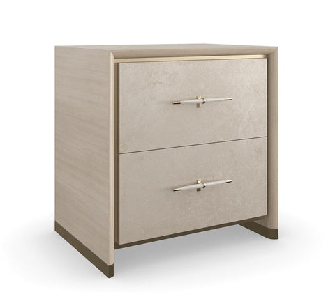 Caracole Timeless Minimalist Contemporary Soft-Close Nightstand - 26 W