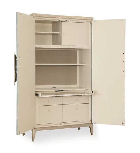 Contemporary Abstract Wardrobe Armoire