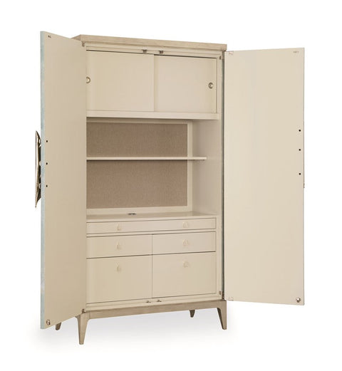 Contemporary Abstract Wardrobe Armoire