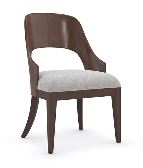 Timeless Minimalist Contemporary Barrel Back Dining Side Chair