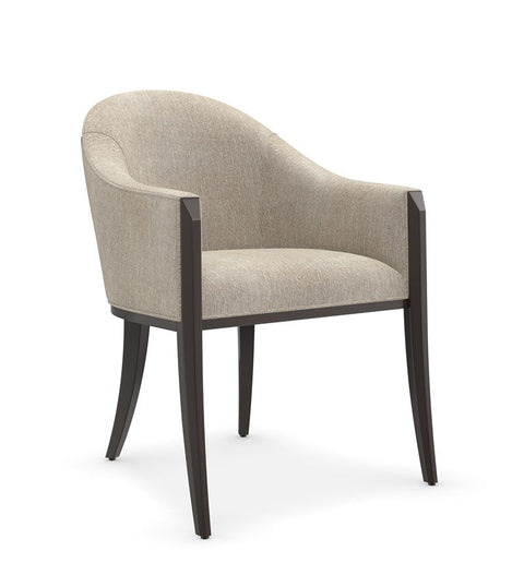 Timeless Minimalist Contemporary Barrel Dining Armchair