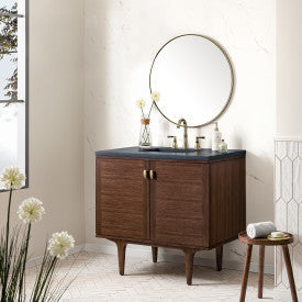 Amberly Mid Century Freestanding Bathroom Vanity