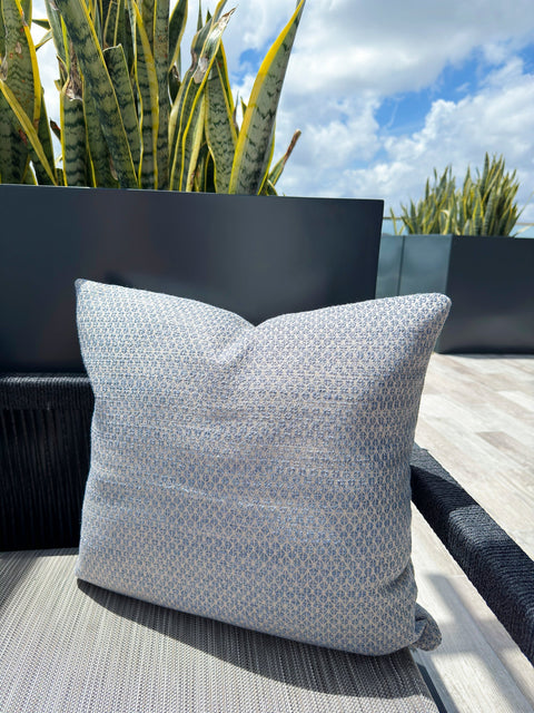 Anaya Outdoor Living & Garden Coastal Embroidery Accent Throw Pillow - 14 x 20 - 20 x 20 - 24 x 24