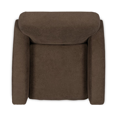 Modern Timeless Minimalist Club Armchair with Fixed Arms