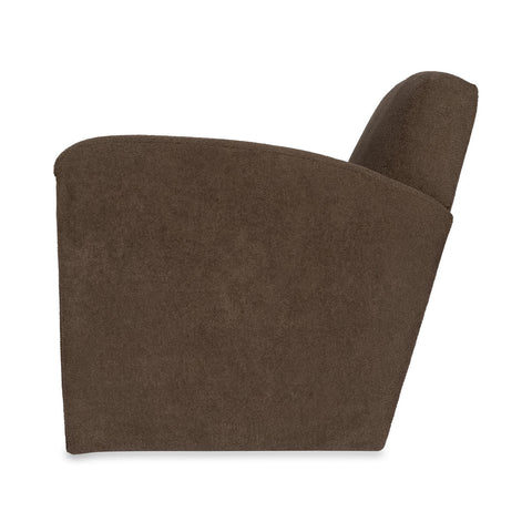 Modern Timeless Minimalist Club Armchair with Fixed Arms