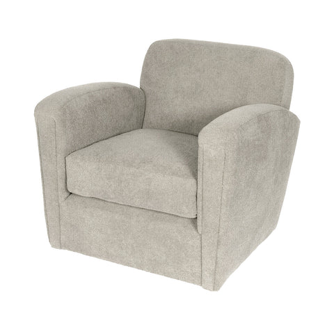 Modern Timeless Minimalist Club Armchair with Fixed Arms