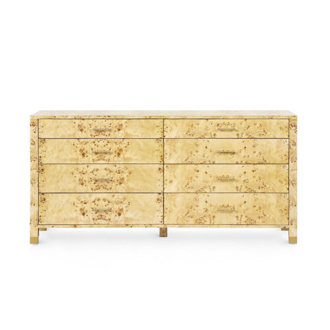 Cole Contemporary Double Dresser with Antique Finish