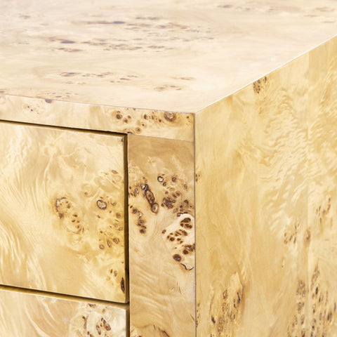 Cole Contemporary Double Dresser with Antique Finish